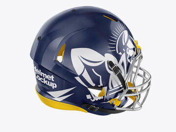 American Football Helmet Mockup