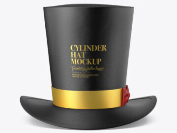 Cylinder Hat Mockup