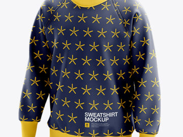 Sweatshirt Mockup - Halfside View