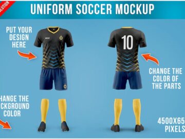 Soccer Uniform Mockup
