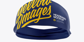 Headband Mockup - Front View