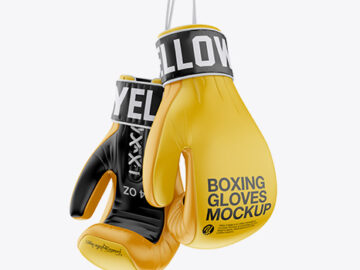 Boxing Gloves Mockup