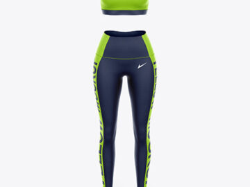 Fitness Kit Mockup - Front View