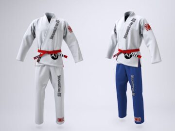 Brazilian Jiu-Jitsu Gi Uniform Mock-up