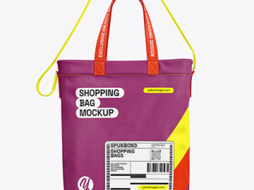 Spunbond Shopper Bag Mockup